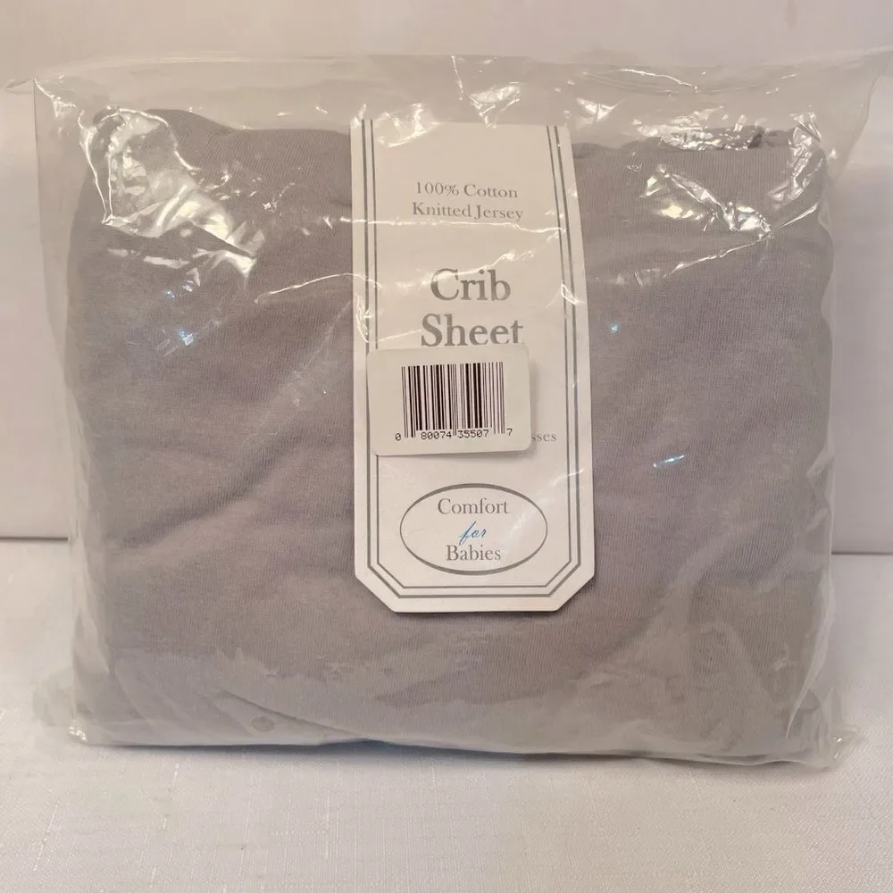 Gray Crib Sheet
